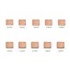 10/20/30Pcs 15 * 15MM 0.1mm-1.2mm Laptop Copper Strip Shim Thermal Pad Heatsink Sheet for CPU Chip Cooling Tools (Color : Copper, Size : 20x20x1.0MM 10pcs) view 3