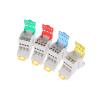 1 Piece Set UKK80A Terminal Block Rail Distribution Box Wire Connector red Yellow Blue Green (Color : BL) view 4