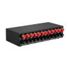4 in 2 Out Amplifier Passive Switch Selector Speaker Splitter Stereo Switcher Box Selector Switcher Amplifier Speaker Selector view 2