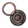 Homoyoyo 5pcs Round Vintage Drawer Handle Decorative Pull Knobs for Cabinets Wardrobes and Furniture Chic Red Bronze Finish Multi-Purpose Accessory for Use view 1