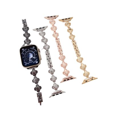 Wristband for Apple Watch 38mm 40mm 41mm 42mm 44mm 45mm 49mm Stainless Steel Accessory Wristband for IWatch 9/8/7/6/5/4/3/2/1/SE Series Women (Silver,42-44-45-49 MM)