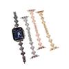 Wristband for Apple Watch 38mm 40mm 41mm 42mm 44mm 45mm 49mm Stainless Steel Accessory Wristband for IWatch 9/8/7/6/5/4/3/2/1/SE Series Women (Silver,42-44-45-49 MM) view 1