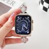 Wristband for Apple Watch 38mm 40mm 41mm 42mm 44mm 45mm 49mm Stainless Steel Accessory Wristband for IWatch 9/8/7/6/5/4/3/2/1/SE Series Women (Silver,42-44-45-49 MM) view 2