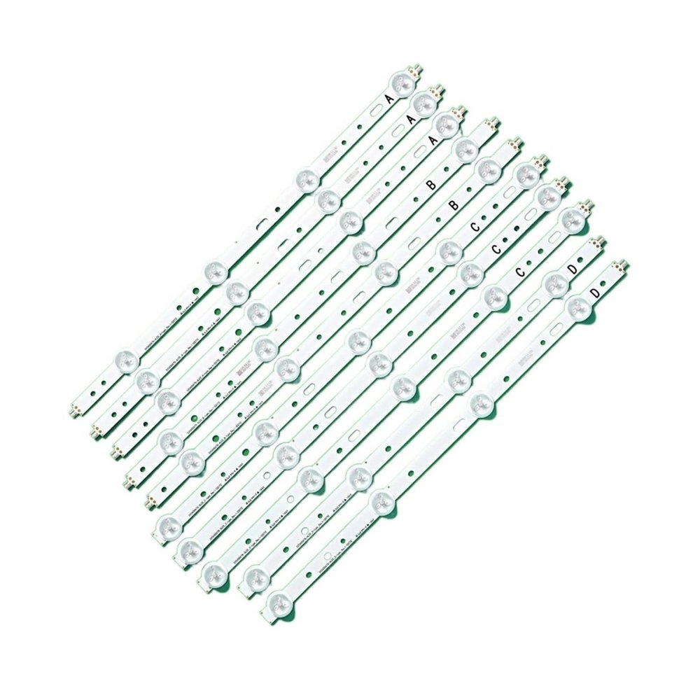 10pcs LED Backlight Strip SVS400A73 SVS400A79_4LED 5LED ABCD Type Fit for Samsung 40D1333B 40L1333B 40PFL3208T 40PFL3108T LTA400HM2