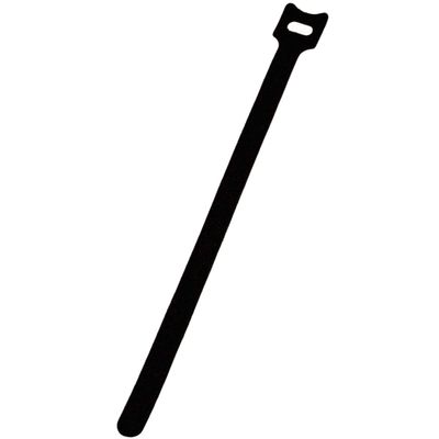 NavePoint 10 Inch Hook and Loop Reusable Strap Cable Cord Wire Ties 25 Pack Black
