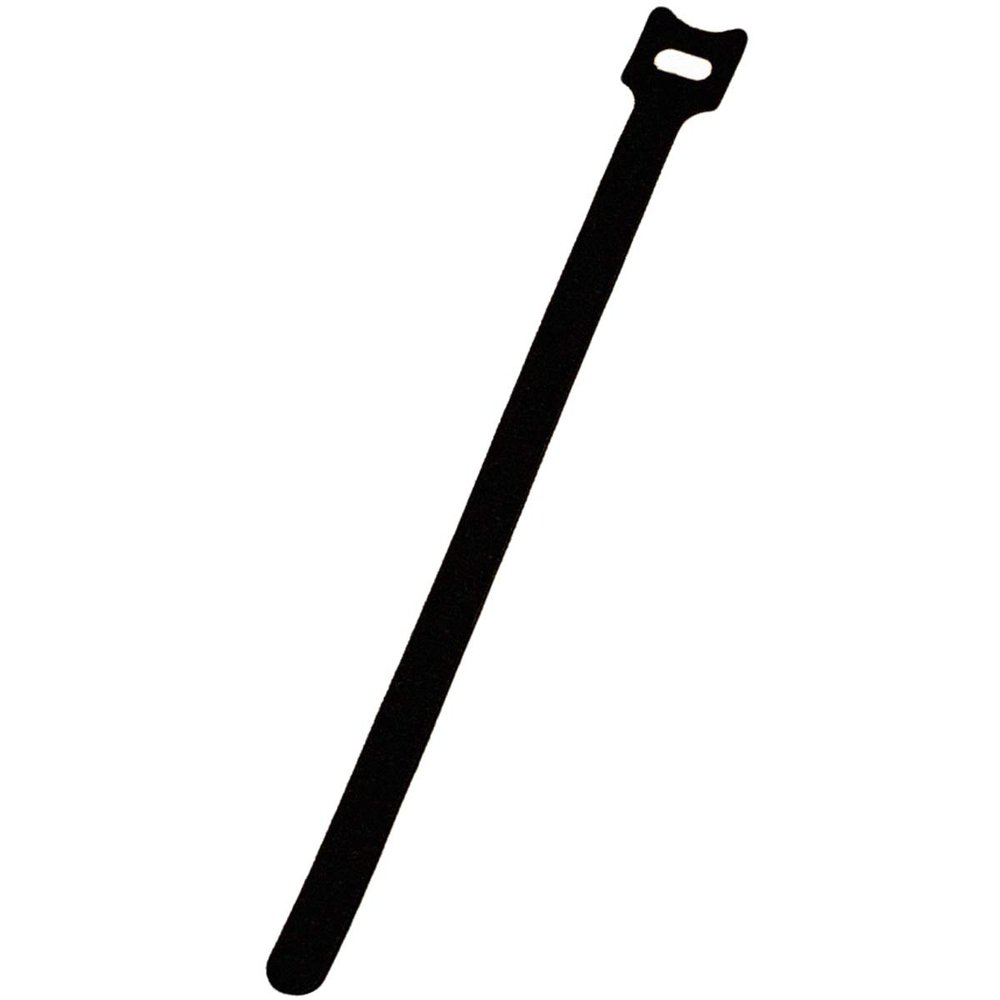 NavePoint 10 Inch Hook and Loop Reusable Strap Cable Cord Wire Ties 25 Pack Black