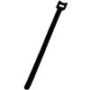 NavePoint 10 Inch Hook and Loop Reusable Strap Cable Cord Wire Ties 25 Pack Black view 1