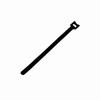 NavePoint 10 Inch Hook and Loop Reusable Strap Cable Cord Wire Ties 25 Pack Black view 3