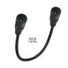 Yoetaun 5.5mmx 2.1mm Female to Female Power Connector Adapter Cable for Led Black Power Supply Adapter Wire Accessorie Short Power Extension Cord view 2