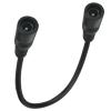 Yoetaun 5.5mmx 2.1mm Female to Female Power Connector Adapter Cable for Led Black Power Supply Adapter Wire Accessorie Short Power Extension Cord view 4