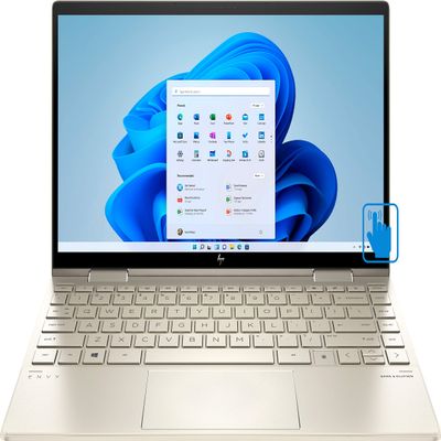 HP Envy x360 Home & Business 2-in-1 Laptop (Intel i5-1135G7 4-Core, 8GB RAM, 512GB PCIe SSD, Intel Iris Xe, 13.3" 60 Hz Touch Full HD (1920x1080), Fingerprint, Win 11 Home) Refurbished (Renewed)