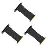 Uonlytech 3pcs Graphics Extension Cable High Shielding Pcie Cable Riser for Computer Pci-e view 1