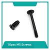 10Pcs Computer FanM5FlatHeadSelf-tappingShortScrewCaseFanWaterCoolingLongScrew30mmCasePowerSupplyCompartment (Color : 10pcs, Size : 30mm) view 2