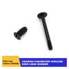 10Pcs Computer FanM5FlatHeadSelf-tappingShortScrewCaseFanWaterCoolingLongScrew30mmCasePowerSupplyCompartment (Color : 10pcs, Size : 30mm) view 3