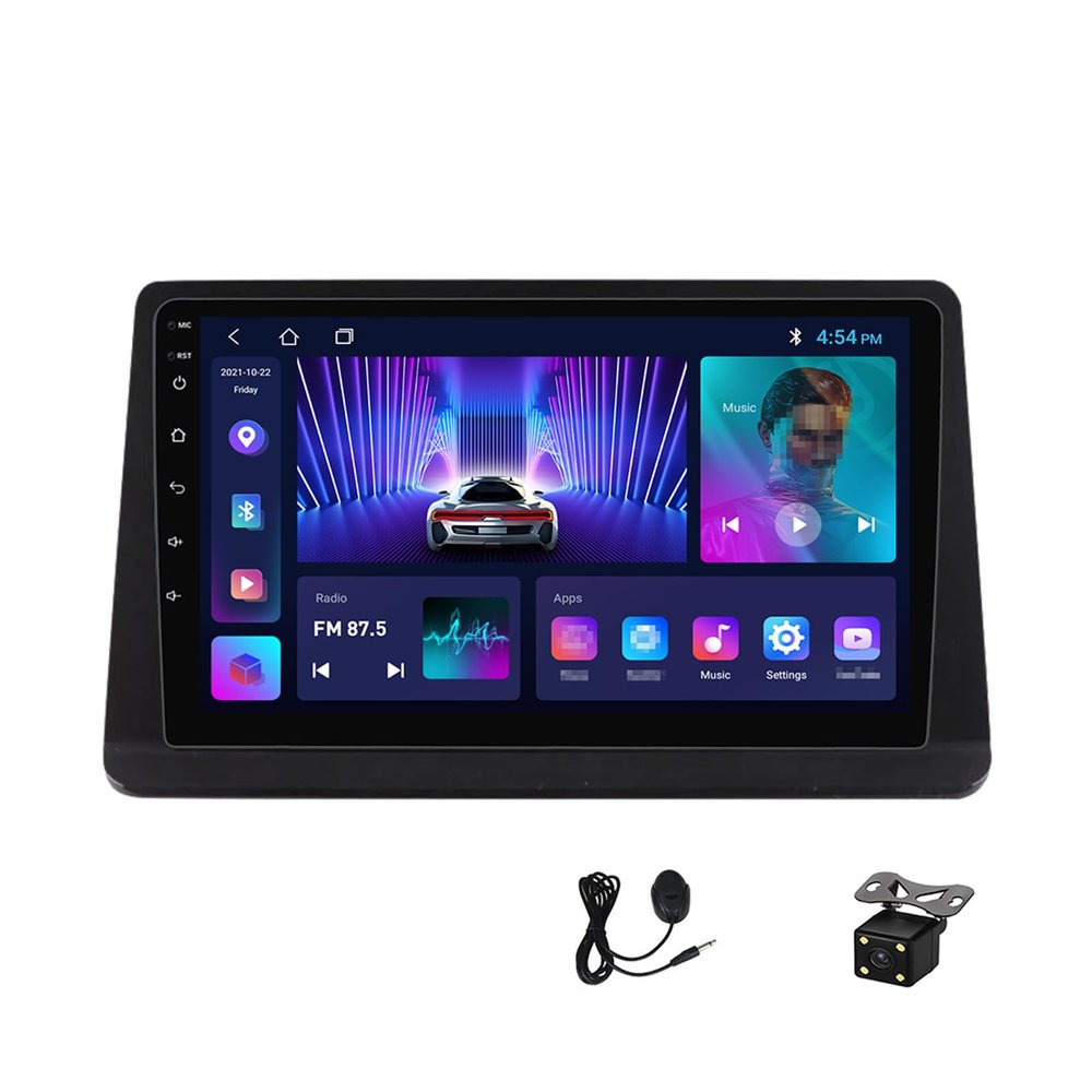 ZimNo Android 12 Car Stereo Radio Audio MP5 Player with Navigation 9 Inch Touchscreen Stereo for Mitsubishi Pajero Montero V31 Cheetah Support 4G/WiFi/FM/SWC/DSP/Auto/Carplay,WiFi 2g+32g