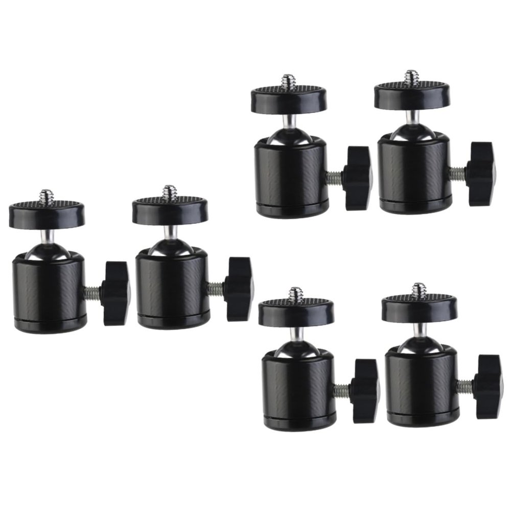 OSALADI 6pcs Mini Tripod Threaded Mount Rotating for Cameras and Camcorders Compact and Lightweight Design for Easy Portability