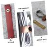 Uonlytech 20pcs Cable Ties Leather Straps Wire Holder for Cable Management Kit Cord Covers for Wires Wall view 2