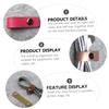 Uonlytech 20pcs Cable Ties Leather Straps Wire Holder for Cable Management Kit Cord Covers for Wires Wall view 4