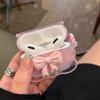 Faneiy for AirPods Pro 2nd Generation Clear Case - 3D Butterfly Bow Cute Earphone Protective Cover + 20W USB-C Power Adapter + Small Wire Cover view 2