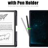 BOZHUORUI Case for 10.2" Kindle Scribe 2022/2024 Tablet - Slim Lightweight PU Leather Book Folio Cover with Pen Holder & Auto Sleep/Wake (Vast Starry Sky) view 3