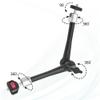 11" Adjustable Friction Power Articulating Magic Arm for DSLR Monitor Flash LED Video Light Vlog Cage Rig Tripod Gimbal (Color : Clamp w 11inch Arm) view 4