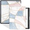 BOZHUORUI Case for 10.2" Kindle Scribe 2022/2024 Tablet - Slim Lightweight PU Leather Book Folio Cover with Pen Holder & Auto Sleep/Wake (Marble) view 1