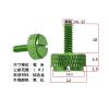 6#-32 Slotted Screw Aluminum Alloy Knurled Hand Tighten Thumbscrew Bolt Computer Case Anodized Color Length 6.5/10/12mm (Color : Purple, Size : 10PCS_6-32X12MM) view 4