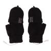 USB Heated Gloves - Electric Half Hand Double Sided Heating for Laptop and Computer, Warm Indoor and Outdoor Winter Gloves(black) view 1