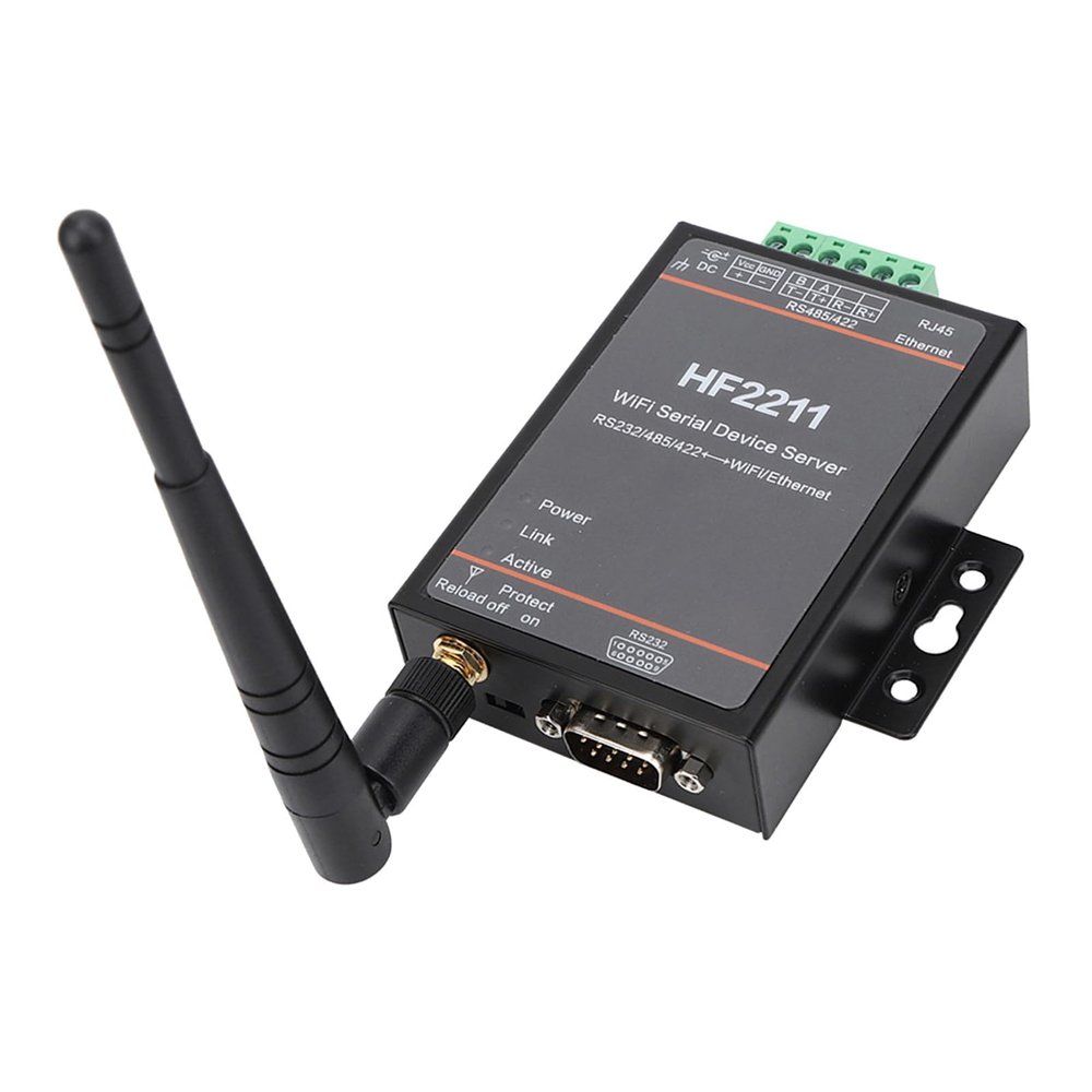 HF2211 Serial Port Server RS232/485/422 to Ethernet Converter, Serial Communication DTU Device