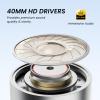Commalta E7 Wireless Bluetooth Headphones with Rich Bass, Clear Calls, Bluetooth 5.0, 30 Hours Playtime, Comfort Fit view 3