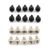 10pcs Computer Case Screws Black Or Nickel Computer Case Screw Hand Tighten Thumb Screw Overall Size Carbon Steel (Color : As pictures-01) view 2