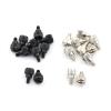 10pcs Computer Case Screws Black Or Nickel Computer Case Screw Hand Tighten Thumb Screw Overall Size Carbon Steel (Color : As Pictures) view 3