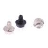 100pcs Toothed Hex 6/32 Computer PC Case Hard Drive Motherboard Mounting Screws for Motherboard PC Case CD-ROM Hard Disk (Color : Sliver) view 4