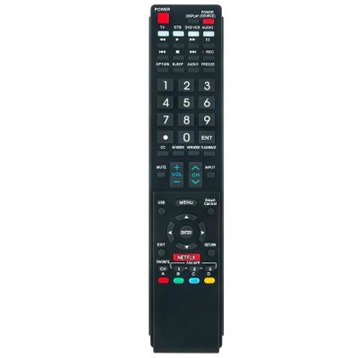 600154000-579-G Replace Remote Compatible with Sharp TV LC-80LE650U LC-70UD1U LC-60LE657U LC-80C6500U LC-60C7500U LC-80LE757U LC-90LE657U LC-70LE657U LC-70LE857U LC-60LE655U LC-60LE650U LC-70C7500U