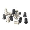 100pcs Computer PC Case Cooling Fan Mount Screw Heat Dissipation Screws Fixer M5*8mm M5*10mm M5*12mm (Color : Silver, Size : M5x8mm) view 2