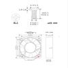 100pcs Computer PC Case Cooling Fan Mount Screw Heat Dissipation Screws Fixer M5*8mm M5*10mm M5*12mm (Color : Silver, Size : M5x8mm) view 3