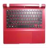Laptop PalmRest&Keyboard for Venturer Europa 14 Premier United Kingdom UK/GB Red view 1