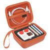 Canboc Carrying Case Compatible with Yoto Mini (2024 Edition) Bluetooth Travel Audio & Music Player, Hard Bag fit Speaker Plays Audiobook Cards and Cable, Orange (Case Only)