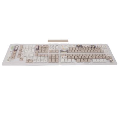 141 Key Keyboard Keycaps, Dye Sublimation PBT Keycap Set, DIY Custom Keycaps, Ergonomic Design, for 61 64 68 72 82 84 87 104 108 Keys Mechanical Keyboard
