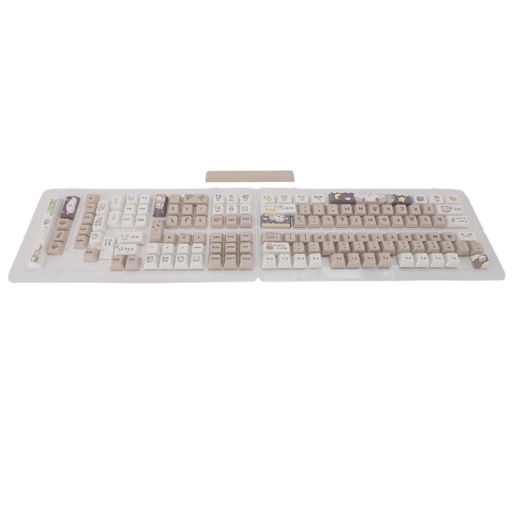 141 Key Keyboard Keycaps, Dye Sublimation PBT Keycap Set, DIY Custom Keycaps, Ergonomic Design, for 61 64 68 72 82 84 87 104 108 Keys Mechanical Keyboard