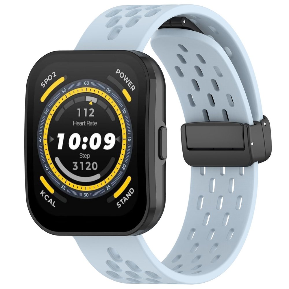 DKEnjoy 22MM Watch Band Compatible for Amazfit Bip 5/Balance/Cheetah/GTR 47mm/GTR 4/GTR 3/GTR 2/GTR 2e/Falcon Strap, Silicone Replacement Accessories Wristband (Light Blue)