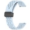 DKEnjoy 22MM Watch Band Compatible for Amazfit Bip 5/Balance/Cheetah/GTR 47mm/GTR 4/GTR 3/GTR 2/GTR 2e/Falcon Strap, Silicone Replacement Accessories Wristband (Light Blue) view 3