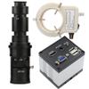 2MP VGA HDMI Digital Industrial Microscope Video Camera For Repair Phone Solder & 500X C-Mount Lens Whit 56-LED Adjustable Ring Light view 1
