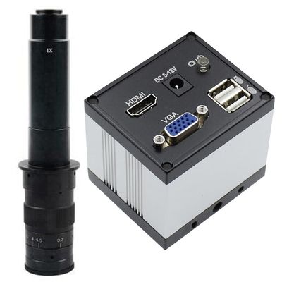 2MP VGA HDMI Digital Industrial Microscope Video Camera For Repair Phone Solder & 300X C-Mount Lens