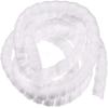 XYWHPGV Flexible Spiral Wrap Around Cable Management Cable Management Sleeve 19mm x 22mm Computer Cable Management Cable 2m Length White(e1826 8c3 view 1