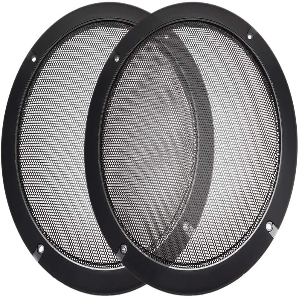 XYWHPGV Speaker Grill Cover 8 Inch 225mm Mesh Decorative Circle Subwoofer Guard Protector Black 2pcs(4078a bad3b 80ac5 26395 cbf42 30ba6