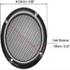 XYWHPGV Speaker Grill Cover 4 Inch 124mm Mesh Decorative Circle Subwoofer Guard Protector Black(7b202 64577 7e937 c4272 5ff46 0c443 view 2