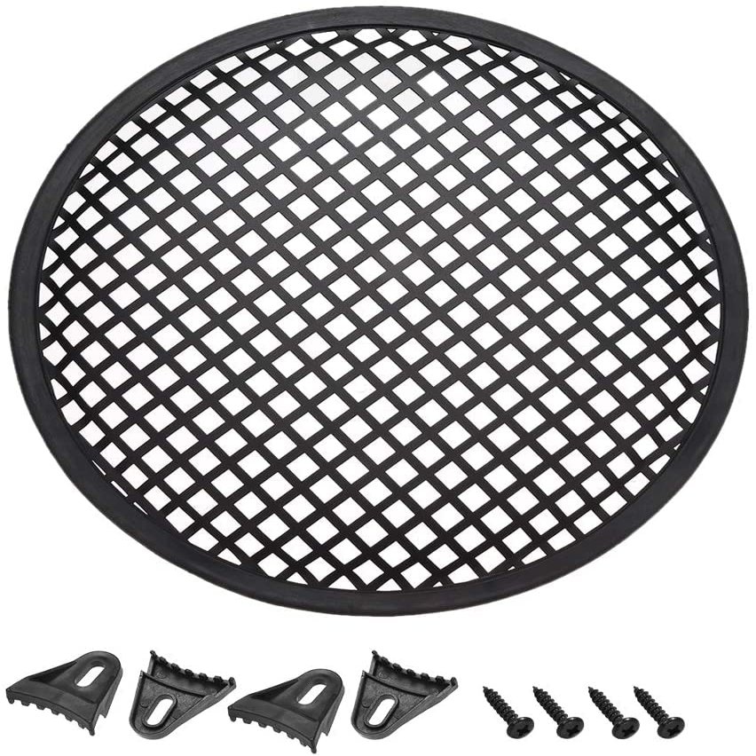 XYWHPGV Speaker Grill Cover 10 Inch 254mm Mesh Decorative Circle Subwoofer Guard Protector with Accessories Black(aa64d e8319 db3e6 09676 14891 39abb