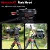 IFOOTAGE Gazelle TA3B+Komodo K3 Aluminum Camera Tripod with Fluid Head,Portable Travel Tripod,for Professional Photography, Content Creation, Vlogging and Video Production view 3