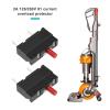 Create idea 2pcs Circuit Overload Protection Switch Manual Reset Switch Push-to-Reset Thermal Circuit Breaker Switch 914266-01 2A 125/250V Compatible with Dyson DC25 view 2